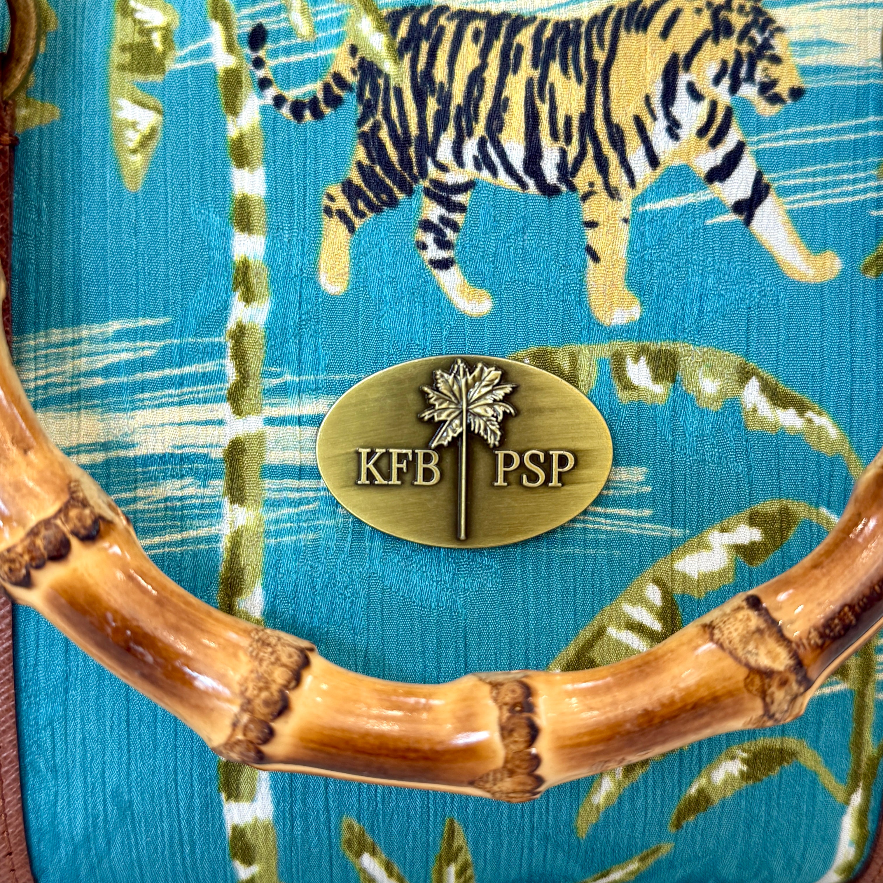 Savannah Cats Jacquard Print Handbag